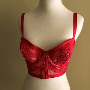 Red Victoria Secret Bralette (never been worn)